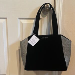 Jimmy Choo Parfums - Black and Silver Glitter Tote